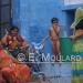 Scène de la vie quotidienne à Jodhpur - Bain