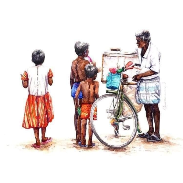 L'Inde en dessins 21 Vélo-cart