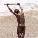 Un yoga-freak sur la plage de Goa